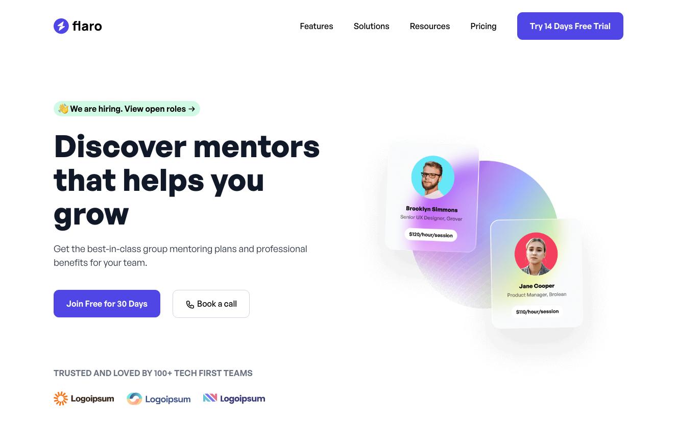 Hero section Component