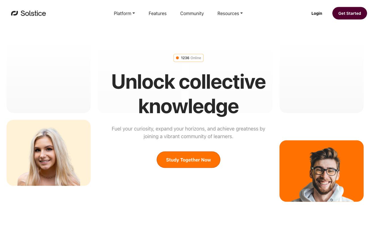 Hero section component #2