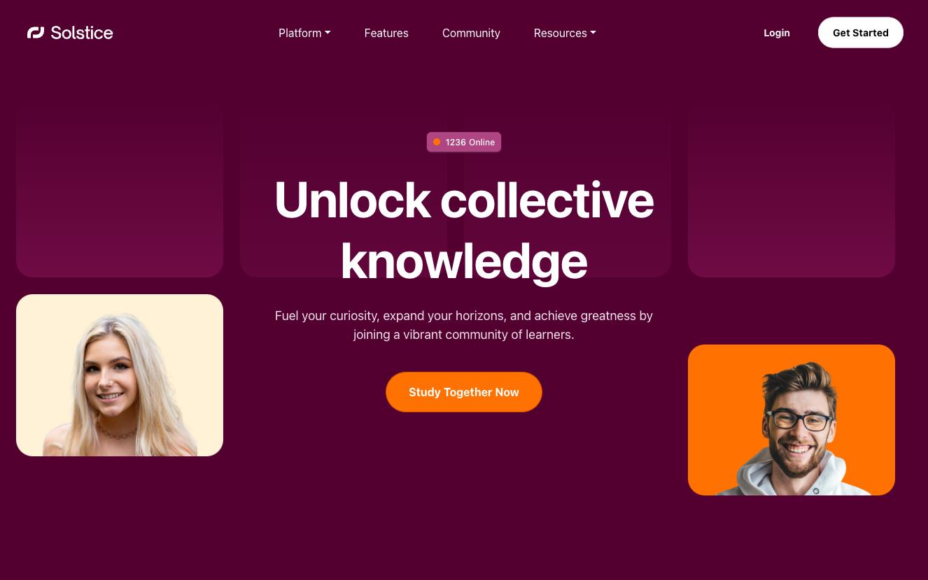 Hero section component #7