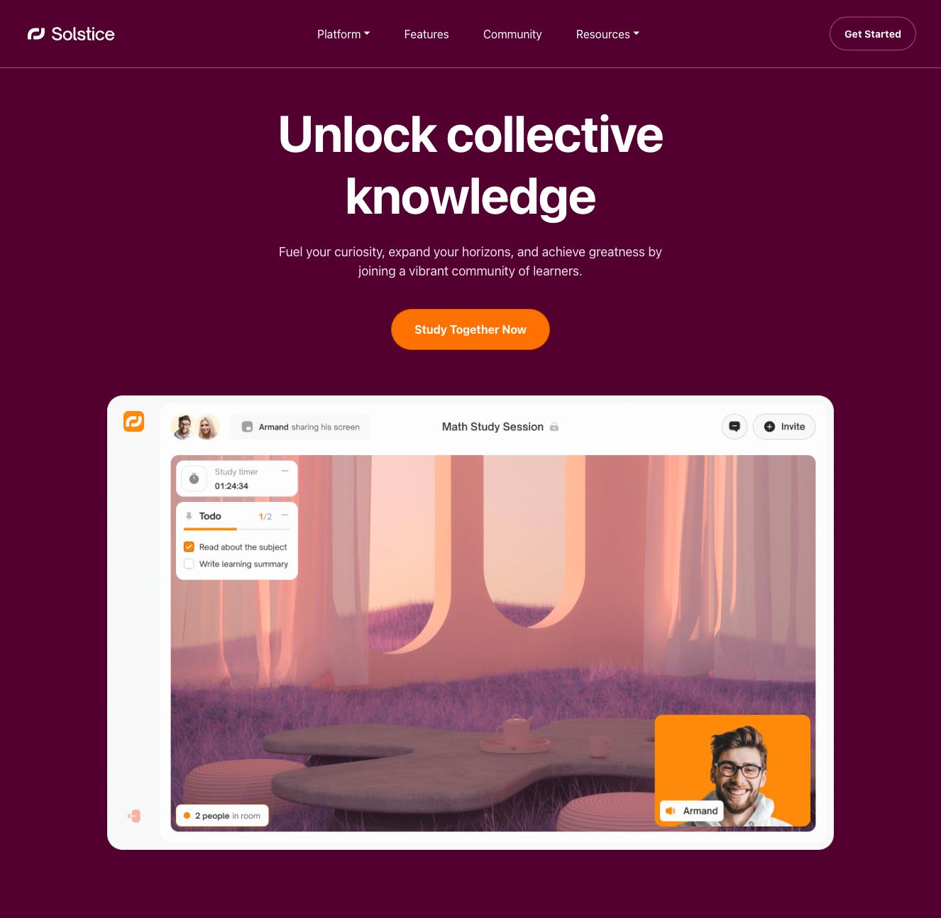 Hero section component #8