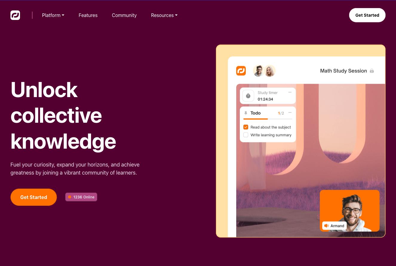 Hero section component #9