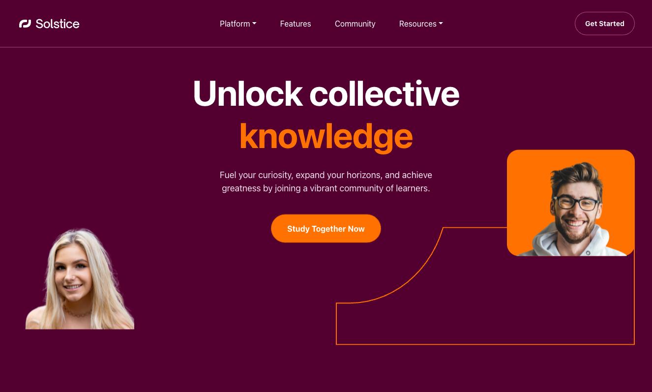 Hero section component #10