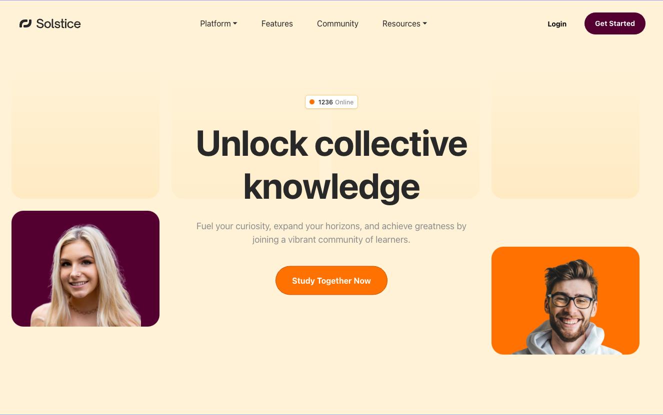 Hero section component #12