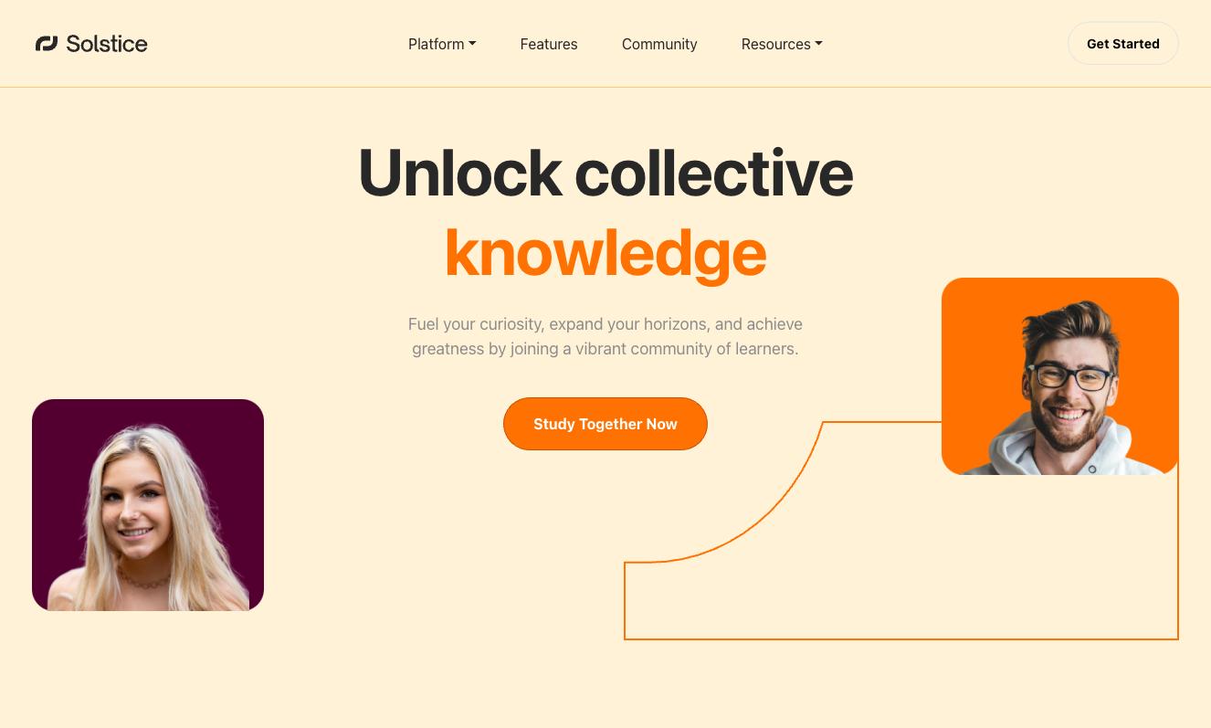 Hero section component #15