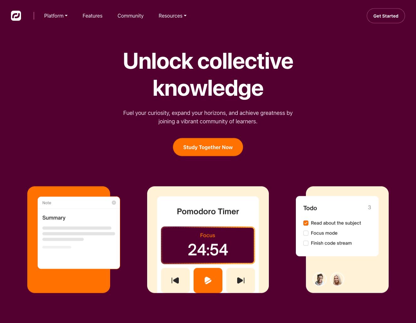 Hero section component #16