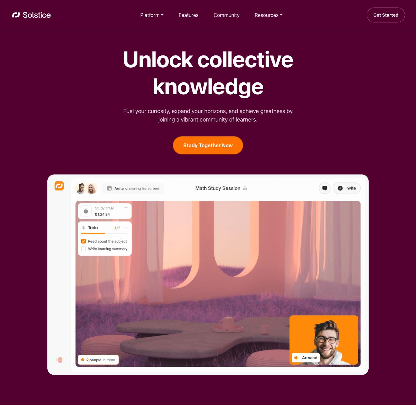 Hero section component #18