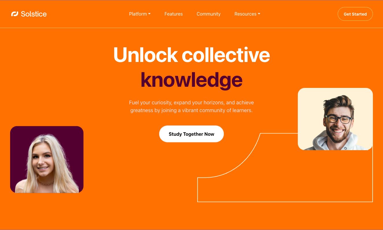 Hero section component #20