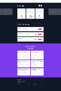 Software startup website template