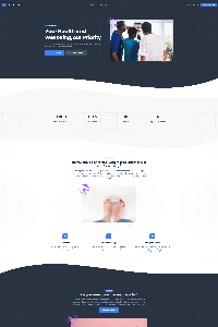 Typical clinic - medical website template